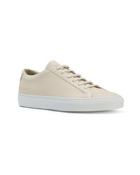 Baskets basses en cuir beiges Common Projects