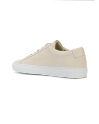 Baskets basses en cuir beiges Common Projects