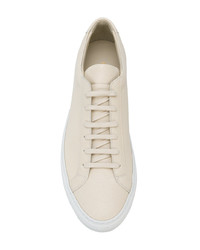 Baskets basses en cuir beiges Common Projects