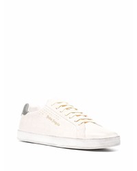 Baskets basses en cuir beiges Palm Angels