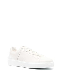 Baskets basses en cuir beiges Balmain