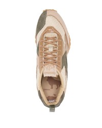 Baskets basses en cuir beiges Reebok