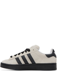 Baskets basses en cuir beiges adidas Originals