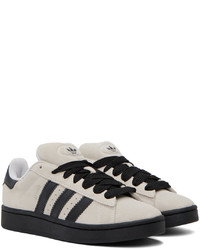 Baskets basses en cuir beiges adidas Originals