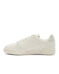 Baskets basses en cuir beiges adidas Originals