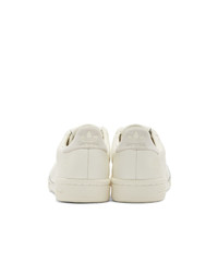 Baskets basses en cuir beiges adidas Originals