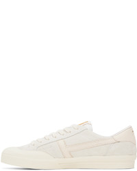 Baskets basses en cuir beiges Tom Ford