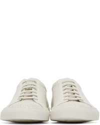 Baskets basses en cuir beiges Common Projects