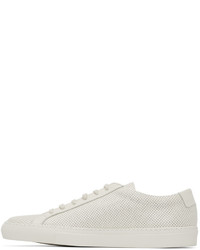 Baskets basses en cuir beiges Common Projects