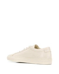 Baskets basses en cuir beiges Common Projects