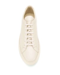 Baskets basses en cuir beiges Common Projects