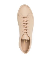 Baskets basses en cuir beiges Common Projects