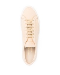 Baskets basses en cuir beiges Common Projects