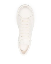 Baskets basses en cuir beiges Alexander McQueen