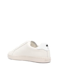 Baskets basses en cuir beiges Palm Angels