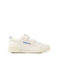 Baskets basses en cuir beiges Reebok