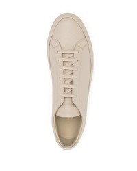 Baskets basses en cuir beiges Common Projects