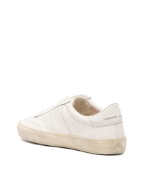 Baskets basses en cuir beiges Golden Goose