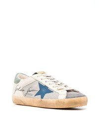 Baskets basses en cuir beiges Golden Goose