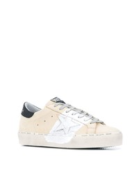 Baskets basses en cuir beiges Golden Goose