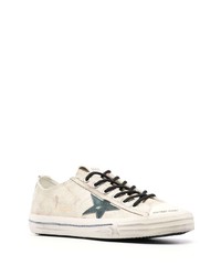 Baskets basses en cuir beiges Golden Goose