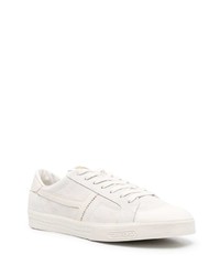 Baskets basses en cuir beiges Tom Ford