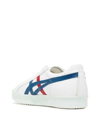 Baskets basses en cuir blanc et bleu marine Onitsuka Tiger