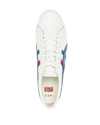 Baskets basses en cuir blanc et bleu marine Onitsuka Tiger