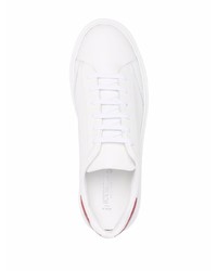 Baskets basses en cuir blanc et rouge Iceberg