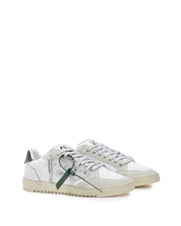 Baskets basses en cuir blanches et noires Off-White