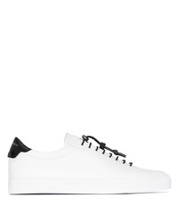 Baskets basses en cuir blanches et noires Givenchy