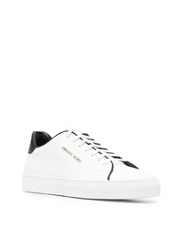 Baskets basses en cuir blanches et noires Philipp Plein