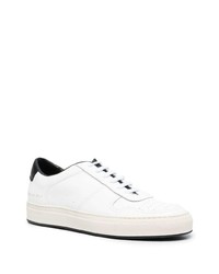 Baskets basses en cuir blanches et noires Common Projects