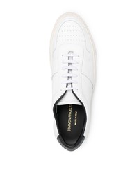 Baskets basses en cuir blanches et noires Common Projects