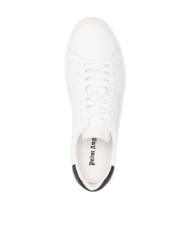 Baskets basses en cuir blanches et noires Palm Angels