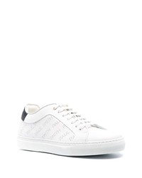 Baskets basses en cuir blanches et noires Paul Smith