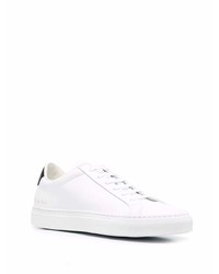 Baskets basses en cuir blanches et noires Common Projects