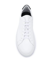 Baskets basses en cuir blanches et noires Common Projects