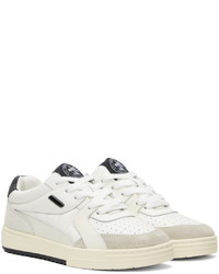 Baskets basses en cuir blanches et noires Palm Angels