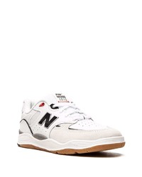 Baskets basses en cuir blanches New Balance