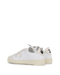 Baskets basses en cuir blanches Off-White