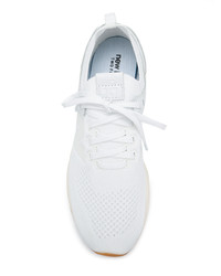 Baskets basses en cuir blanches New Balance