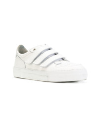 Baskets basses en cuir blanches AMI Alexandre Mattiussi