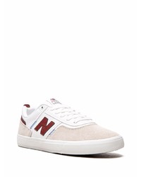 Baskets basses en cuir blanches New Balance