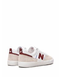 Baskets basses en cuir blanches New Balance