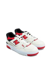 Baskets basses en cuir blanches New Balance