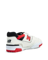 Baskets basses en cuir blanches New Balance