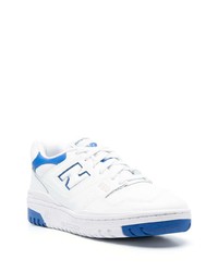 Baskets basses en cuir blanches New Balance