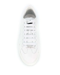 Baskets basses en cuir blanches DSQUARED2