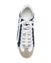 Baskets basses en cuir blanches DSQUARED2